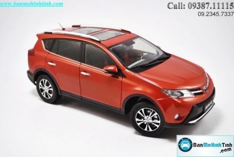 Mô hình xe Toyota RAV4 2014 Orange 1:18 Paudi