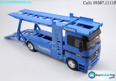 Mô hình xe Mercedes - Benz Actor Tractor Blue 1:32 Welly
