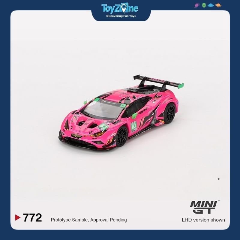 Mô hình xe Lamborghini Huracán GT3 EVO2 2023 IMSA Daytona 24 Hrs 1:64 MiniGT