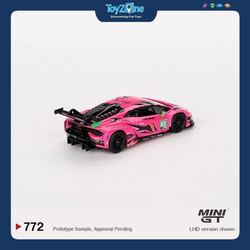 Mô hình xe Lamborghini Huracán GT3 EVO2 2023 IMSA Daytona 24 Hrs 1:64 MiniGT