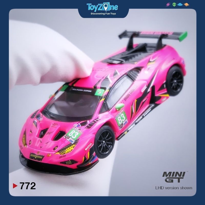 Mô hình xe Lamborghini Huracán GT3 EVO2 2023 IMSA Daytona 24 Hrs 1:64 MiniGT