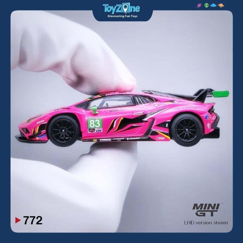 Mô hình xe Lamborghini Huracán GT3 EVO2 2023 IMSA Daytona 24 Hrs 1:64 MiniGT
