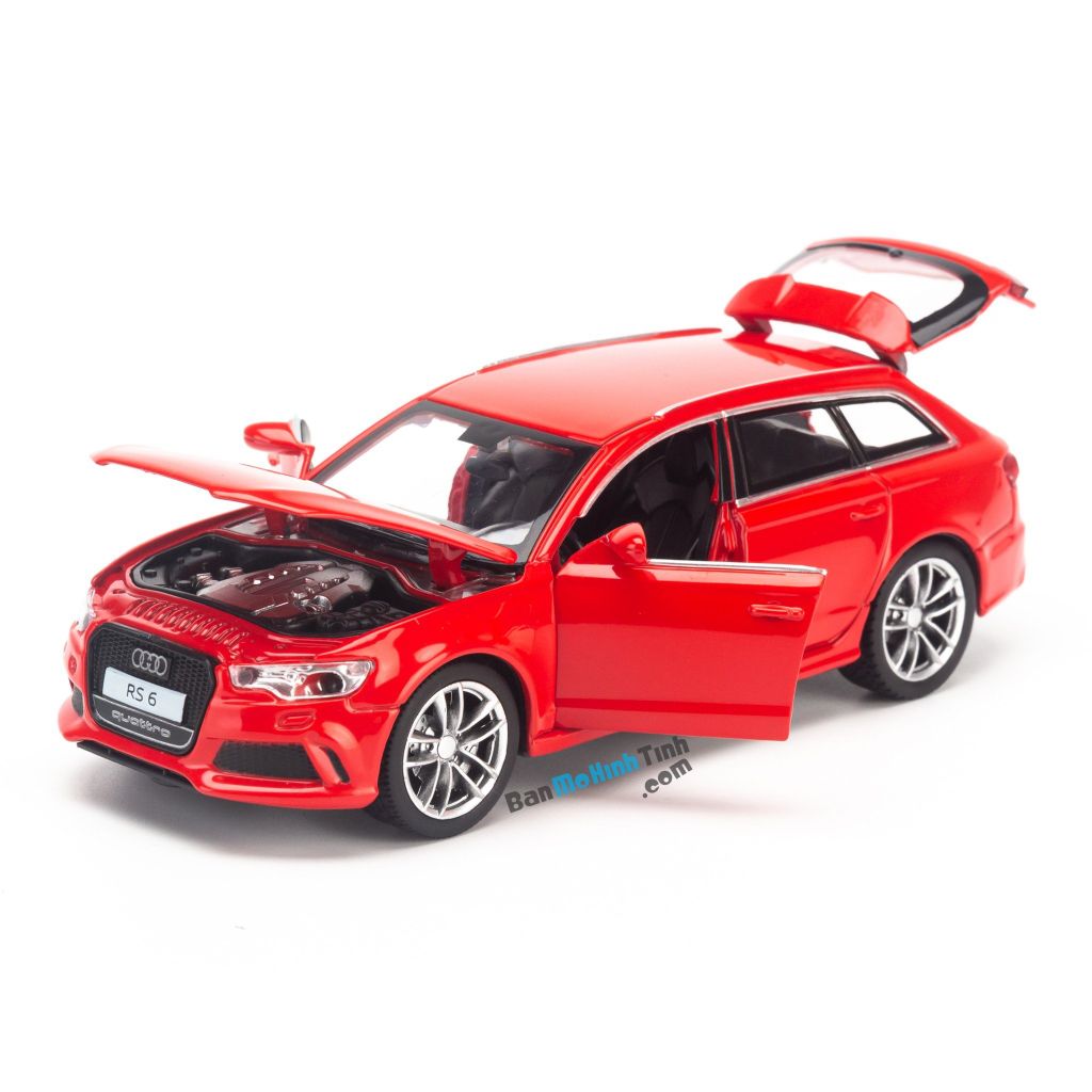 Mô hình xe Audi RS6 1:32 Doublehorses Red (7)