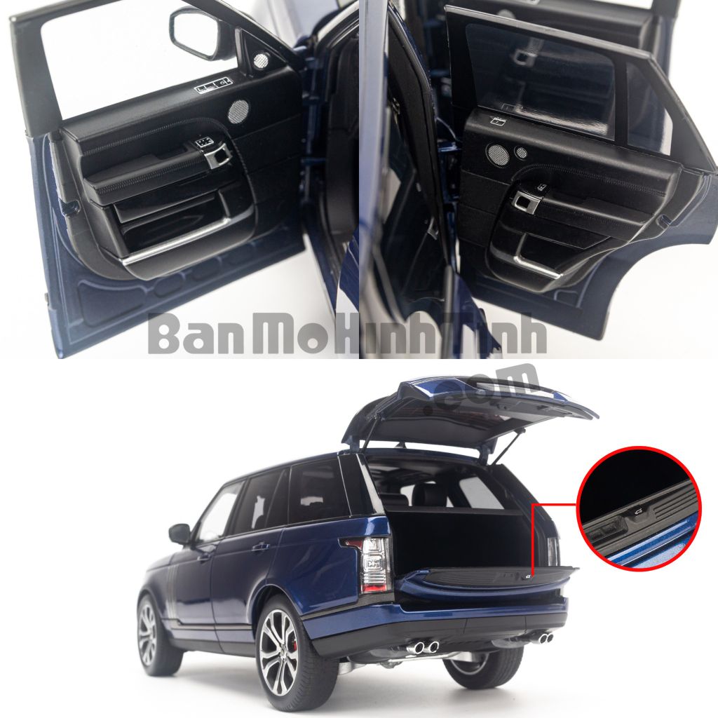 Mô hình xe Land Rover Range Rover Autobiography SV 1:18 LCD Blue (5)