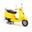 Mô hình xe máy Vespa LXV 2013 1:18 Maisto Yellow