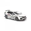Mô hình xe Honda Civic Type R FK8 1:64 MiniGT Blitz White