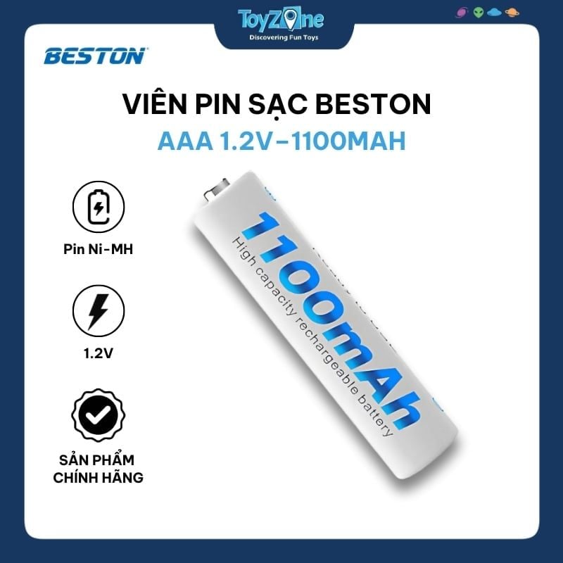 Viên pin sạc AAA 1.2V – 1100mAh BESTON