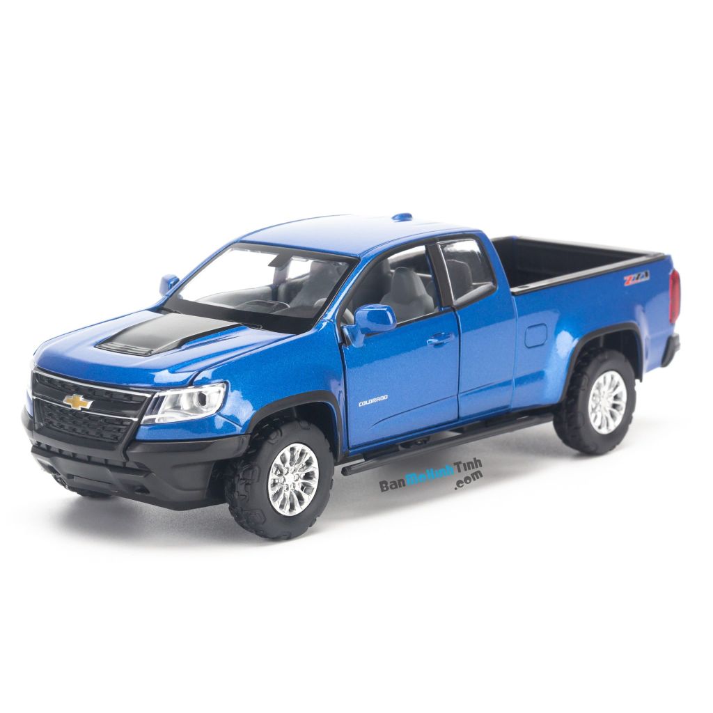 Mô hình xe Chevrolet Colorado Z71 1:32 MSZ blue (1)