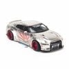 Mô hình xe thể thao Nissan GT-R R35 2009 Liberty Walk LB Works 1:64 MiniGT Satin Silver giá rẻ (1)