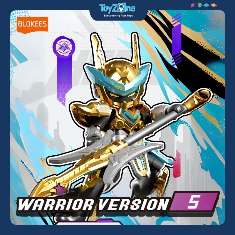 Mô hình đồ chơi Lắp ráp Blind box Herospire Warrior Version 05 Generals Contest Model Kits BLOKEES
