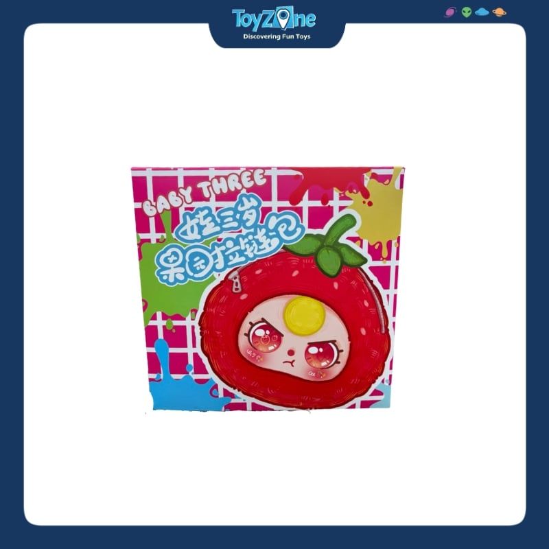 Mô hình Blind box Khóa kéo Gấu bông Baby Three Fruit Orchard Zipper Bag ( Vườn Trái Cây ) CUREPLANETA