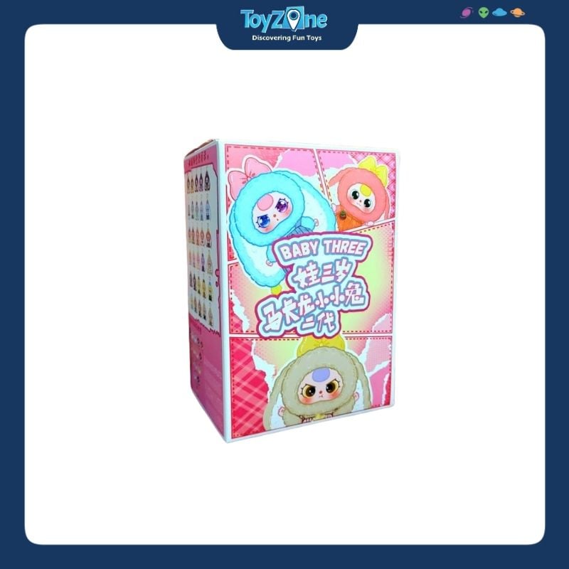 Mô hình Blind box Móc khóa Gấu bông Baby Three Macaron Little Rabbit V2 CUREPLANETA
