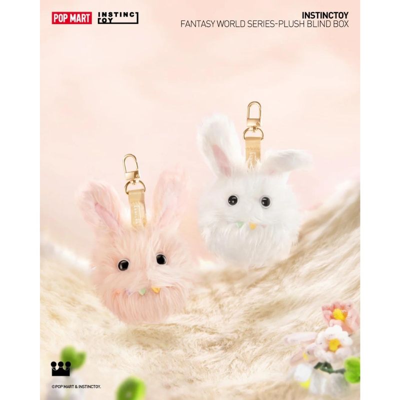 Mô hình Blind box Móc khóa Gấu bông Instinctoy Fantasy World Series-Plush ( Thế Giới Huyền Ảo ) POP MART