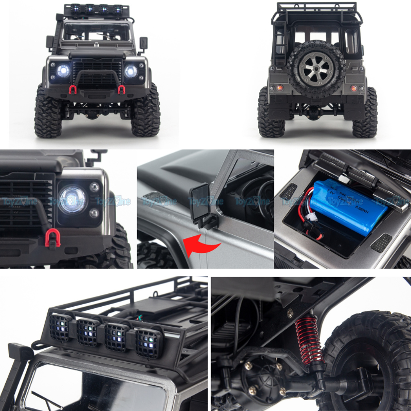 Xe điều khiển địa hình Rock Crawler 4X4 2.4GHz 1:12 Fayee