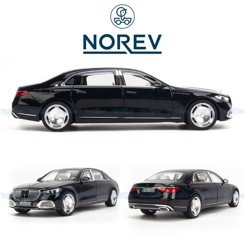 Mô hình xe Mercedes Maybach S680 W223 2021 1:18 Norev