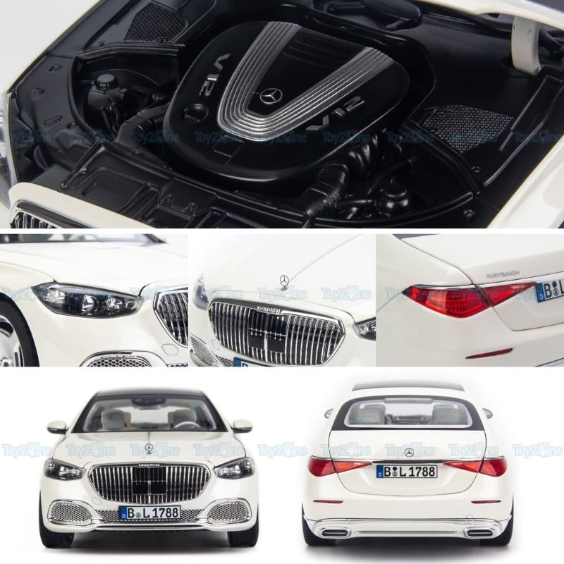 Mô hình xe Mercedes Maybach S680 W223 2021 1:18 Norev