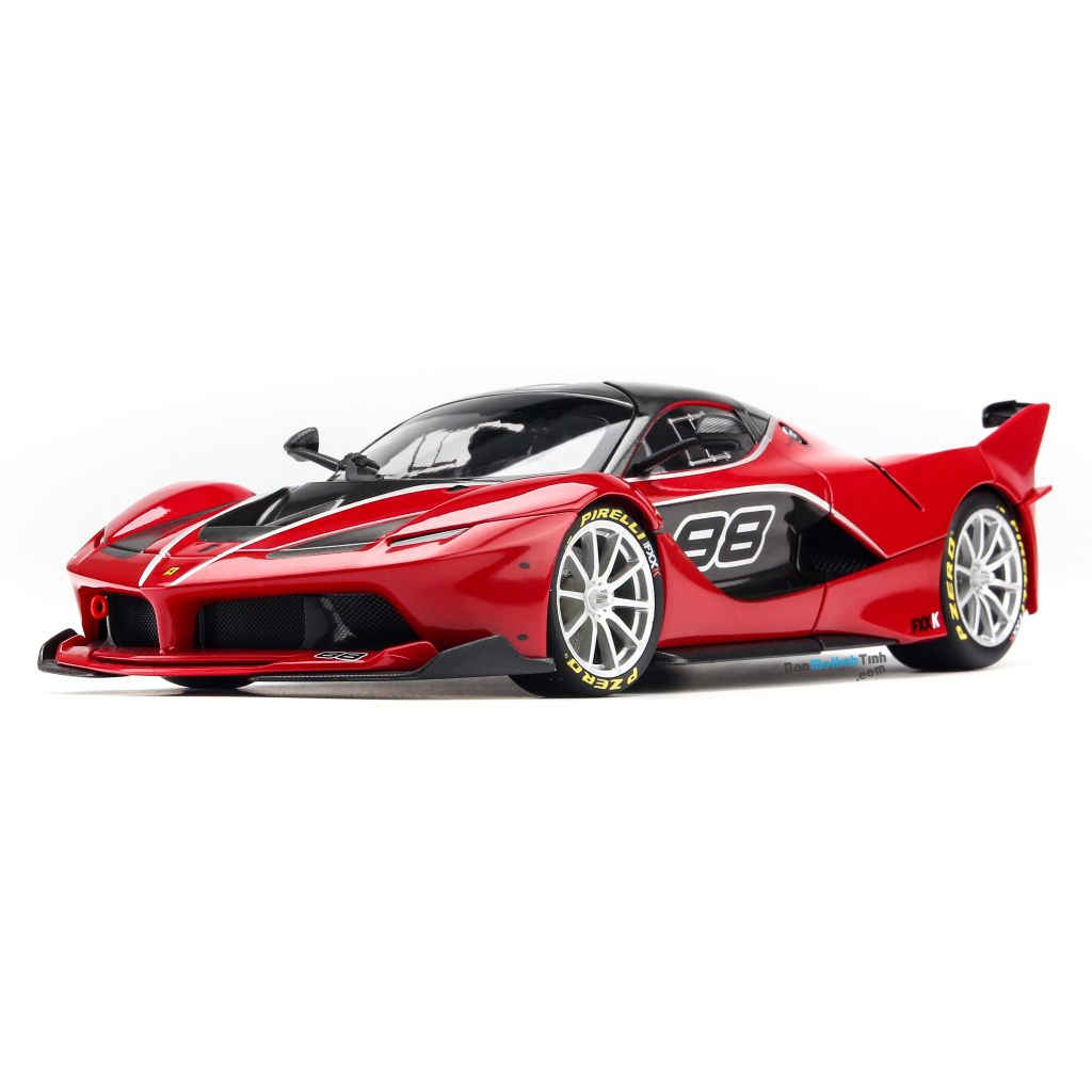 Mô hình xe Ferrari FXX K No.88 Red 1:18 Bburago Signature (4)