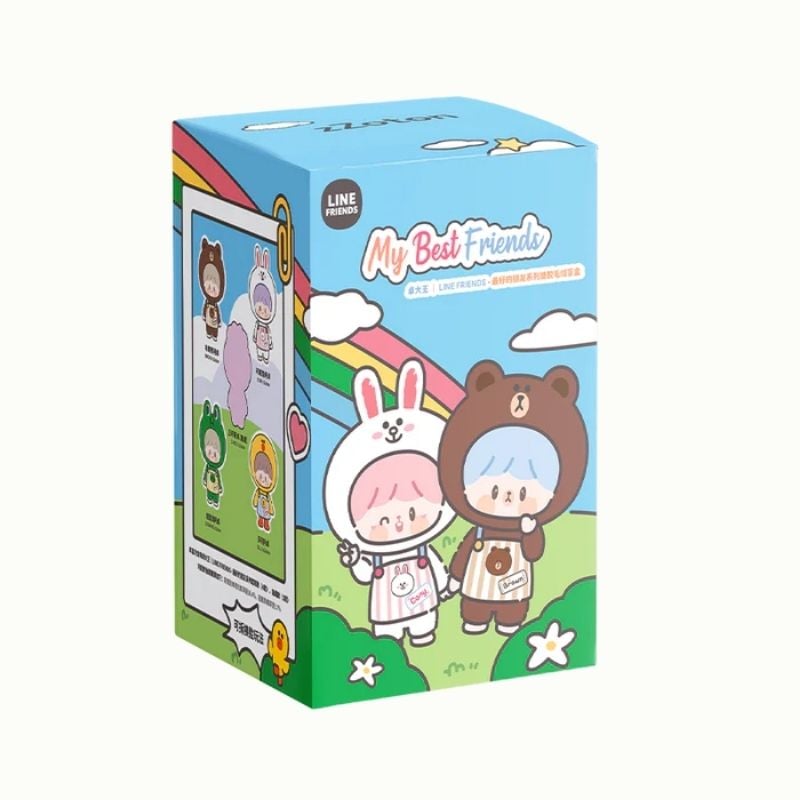 Mô hình Blind box Móc khóa Gấu bông zZoton X Line Friends My Best Friend Series (Người Bạn Thân Nhất Của Tôi ) FINDING UNICORN