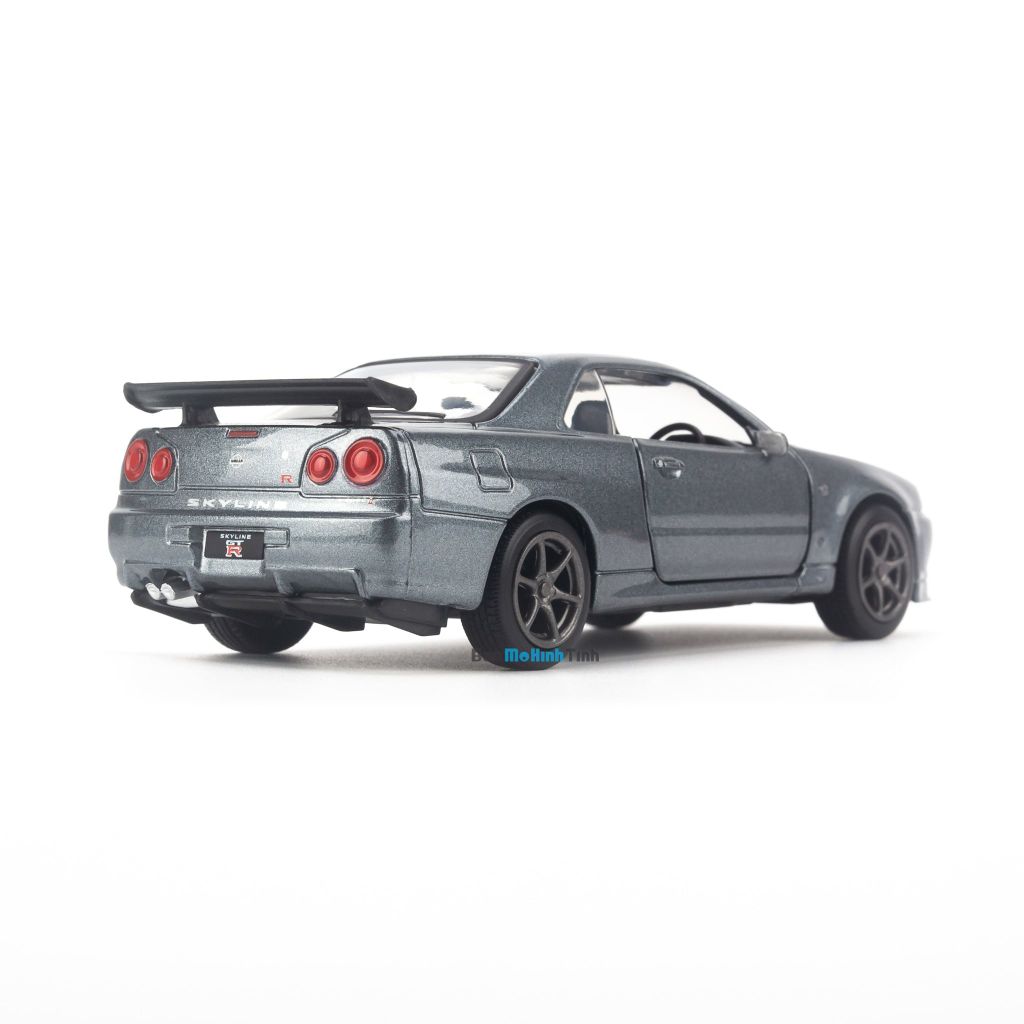 Mô hình xe Nissan Skyline R34 GT-R 1:36 Jackiekim