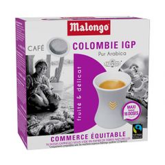 Cà phê viên nén Malongo Colombia IGP - Hộp 16 viên
