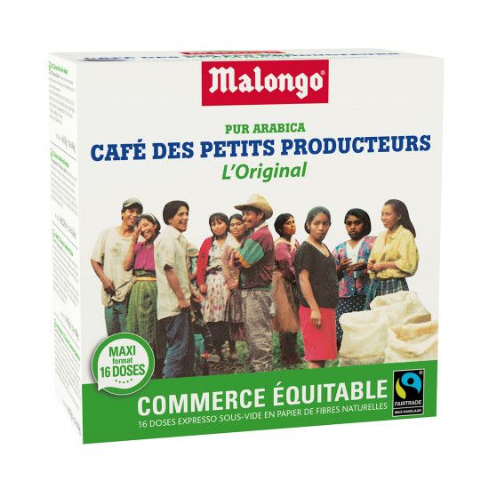 Cà phê viên nén Malongo Small Producers - Hộp 16 viên