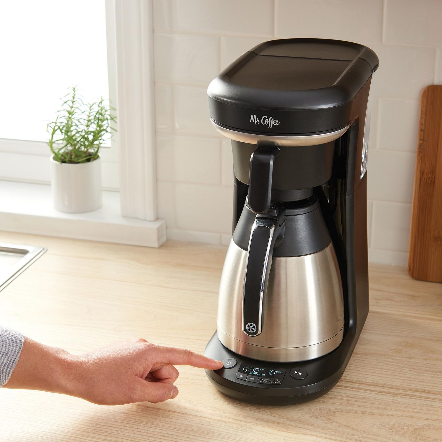 Mr. Coffee Pod 10 Cup Space Saving Combo Brewer