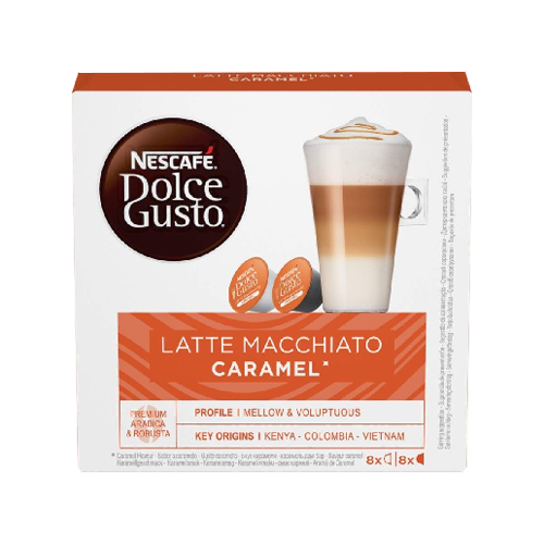 Cà phê viên nén Dolce Gusto Nescafe Latte Caramel Macchiato