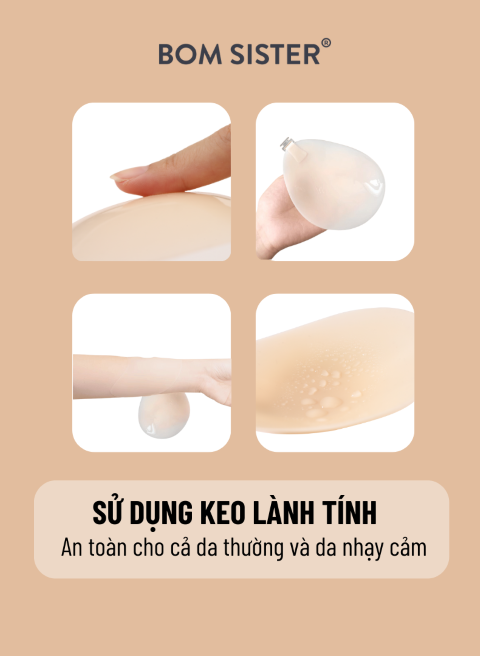 BOM Sister x Ngọc Trinh - Áo dán cài trước diện trang phục hở có nhiều tone màu BOM Sister D005