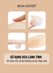 BOM Sister x Ngọc Trinh - Áo dán cài trước diện trang phục hở có nhiều tone màu BOM Sister D005