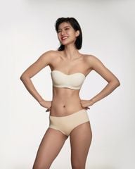 Áo lót nữ cup ngang không dây, chống tuột, có viền silicon, tặng kèm dây A2065