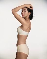 Áo lót nữ cup ngang không dây, chống tuột, có viền silicon, tặng kèm dây A2065
