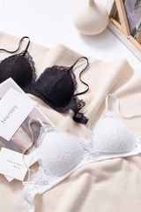 Bralette Munii chân ngực chất ren hoa bảng lưng mỏng BR00901