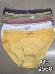 Quần Cotton lưới chấm bi