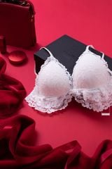 Áo lót bralette ren hoa không gọng mút mỏng BOM SISTER BR1306