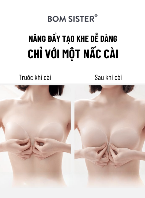 BOM Sister x Ngọc Trinh - Áo dán cài trước diện trang phục hở có nhiều tone màu BOM Sister D005