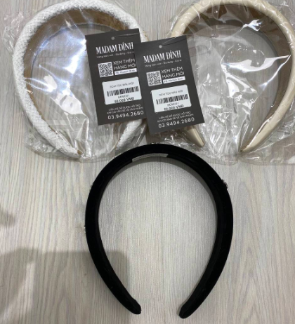 Quà tặng thun cột tóc Scrunchies họa tiết dễ thương QT0008
