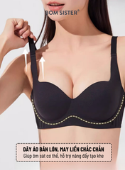 Áo lót chỉnh dáng, mặc áo dài su không gọng dây may liền BOM Sister MU2506
