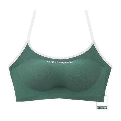 Áo lót thể thao màu trơn nâng ngực tự nhiên BOM SISTER A2031