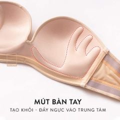 Áo chống tuột mỏng chuyên dụng, không gọng, mút mỏng viền lưng silicon A298