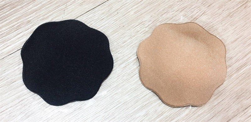 Phụ kiện nội y tiện lợi miếng dán nhũ keo chất liệu vải hình hoa BOM SISTER D016