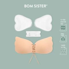 Áo lót dán dây rút tạo khe ngực hình cánh bướm BOM SISTER AD111