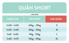 Quần đùi chống lộ su đúc ép viền màu trơn QD1505