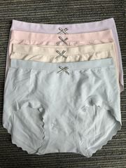 Quần lót nữ cotton có nơ vải thoáng mát, co dãn tốt, tạo cảm giác dễ chịu BOM Sister MUQ204