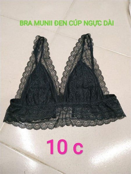 Bralette Munii croptop dài chất ren không mút cá tính BR0001
