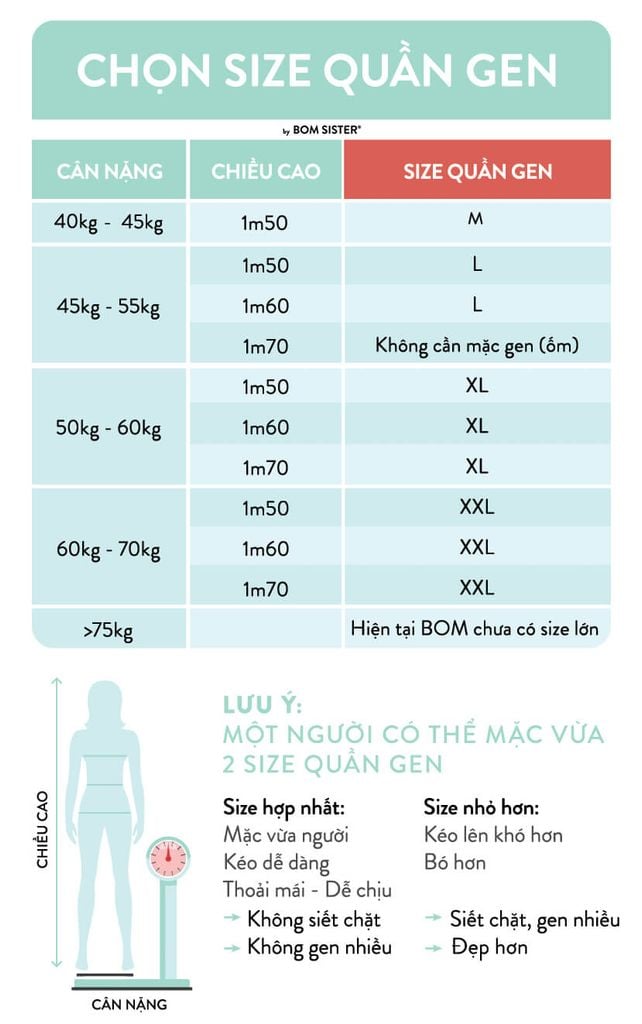 Quần gen định hình Munii gen bụng dưới chất su không viền QG5609