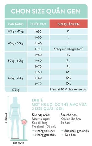 Quần Gen chuyên dụng định hình dạng đùi chất Su 4 Chiều QG80510