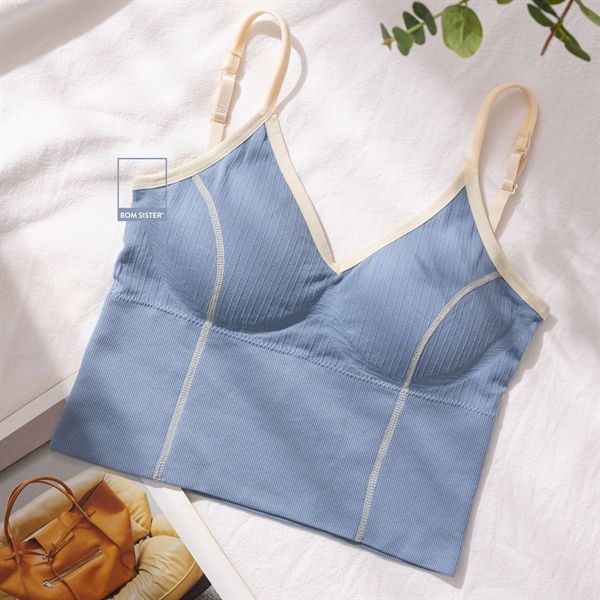 Bra cotton crop khoét lưng