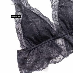 Bralette Munii croptop dài chất ren không mút cá tính BR0001