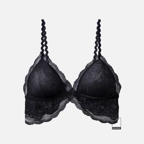 Áo lót bralette ren hoa không gọng mút mỏng BOM SISTER BR1306