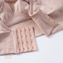 Áo bralette croptop cài sau dây chéo chất cotton pha thun vải mềm mịn thoáng mát BR1827